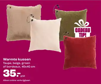 Kwantum Warmte kussen aanbieding