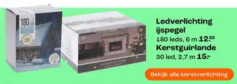 Kwantum Ledverlichting ijspegel of Kerstguirlande aanbieding