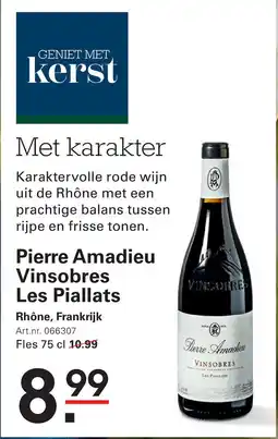 Sligro Pierre Amadieu Vinsobres Les Piallats aanbieding