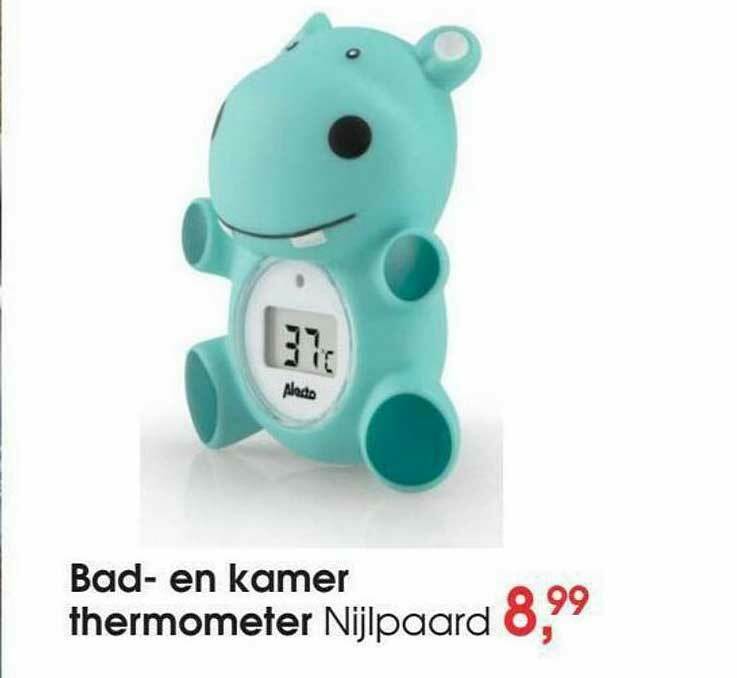 Bad En Kamer Thermometer Nijlpaard aanbieding bij