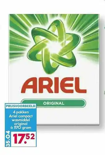 Boon`s Markt Ariel Original aanbieding