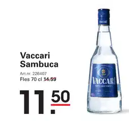 Sligro Vaccari Sambuca aanbieding