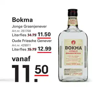 Sligro Bokma Jonge Graanjenever aanbieding
