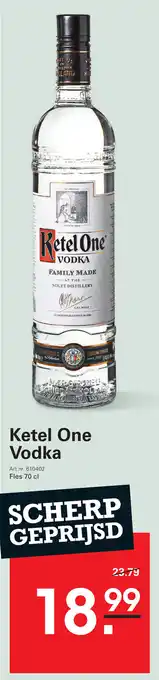 Sligro Ketel One Vodka aanbieding