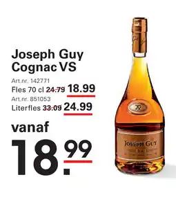 Sligro Joseph Guy Cognac VS aanbieding