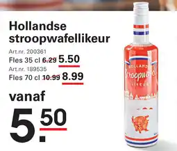Sligro Hollandse stroopwafellikeur aanbieding