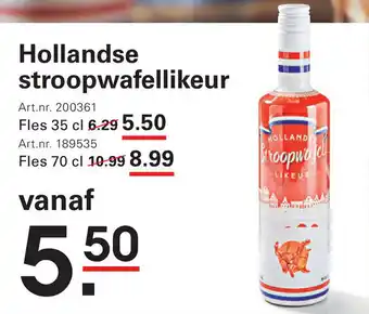 Sligro Hollandse stroopwafellikeur aanbieding