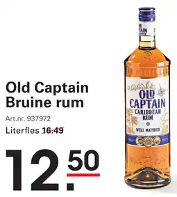 Sligro Old Captain Bruine rum aanbieding