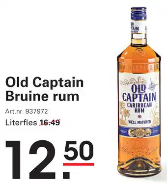 Sligro Old Captain Bruine rum aanbieding