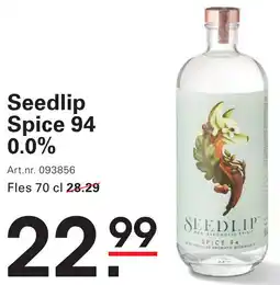Sligro Seedlip Spice 94 0.0% aanbieding
