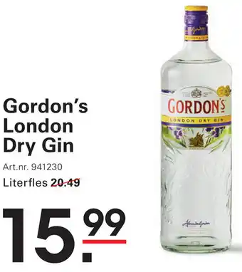 Sligro Gordon's London Dry Gin aanbieding