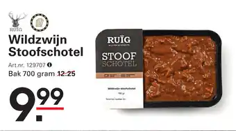 Sligro Wildzwijn Stoofschotel aanbieding