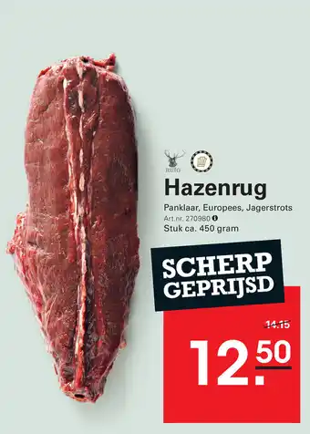 Sligro Hazenrug aanbieding