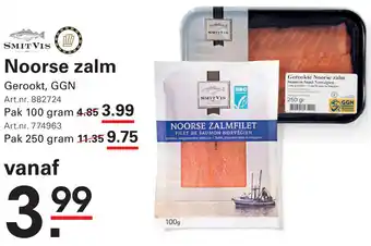 Sligro Noorse zalm aanbieding