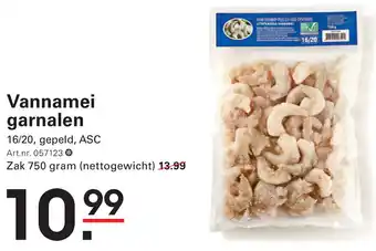 Sligro Vannamei garnalen aanbieding