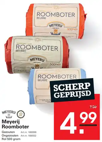Sligro Meyerij Roomboter aanbieding