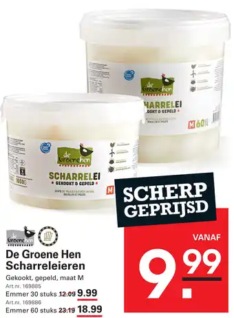 Sligro De Groene Hen Scharreleieren aanbieding