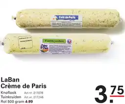 Sligro LaBan Crème de Paris aanbieding