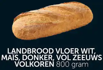 Sligro Landbrood vloer wit, mais, donker, vol zeeuws volkoren aanbieding
