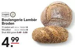 Sligro Boulangerie Lambèr Broden aanbieding