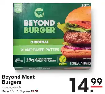 Sligro Beyond Meat Burgers aanbieding