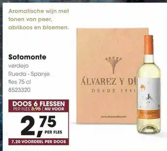 HANOS Sotomonte Verdejo Rueda - Spanje aanbieding