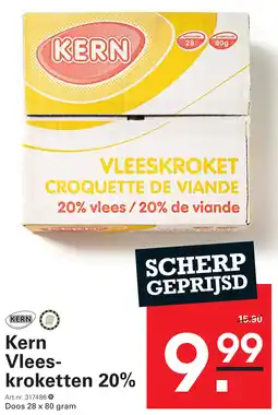 Sligro Kern Vleeskroketten 20% aanbieding