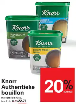 Sligro Knorr Authentieke bouillon aanbieding