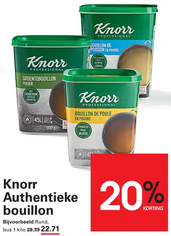 Sligro Knorr Authentieke bouillon aanbieding