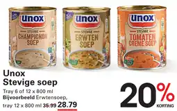 Sligro Unox Stevige soep aanbieding