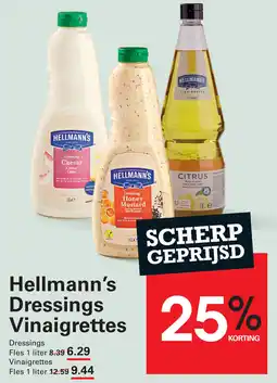 Sligro Hellmann's Dressings Vinaigrettes aanbieding