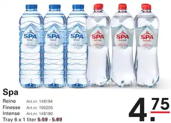Sligro Spa aanbieding