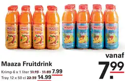Sligro Maaza Fruitdrink aanbieding