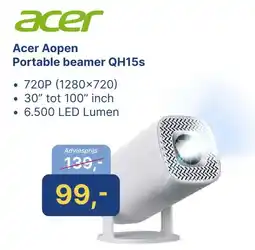 Levix Computershop Acer Aopen Portable beamer QH15s aanbieding
