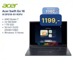 Levix Computershop Acer Swift Go 16 AI SFG16-61-R3FU aanbieding