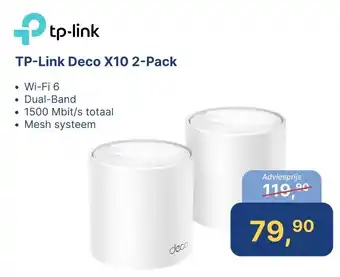 Levix Computershop TP-Link Deco X10 2-Pack aanbieding