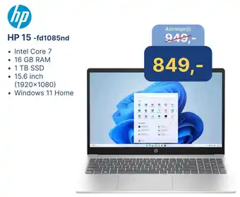 Levix Computershop HP 15-fd1085nd aanbieding
