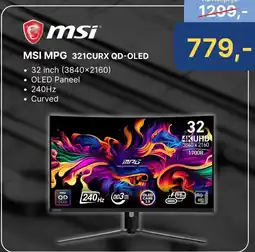 Levix Computershop MSI MPG 321CURX QD-OLED aanbieding