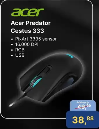 Levix Computershop Acer Predator Cestus 333 aanbieding