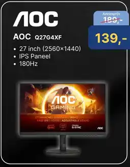 Levix Computershop AOC Q27G4XF aanbieding
