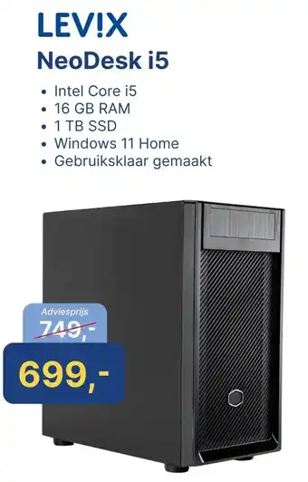 Levix Computershop LEV!X NeoDesk i5 aanbieding