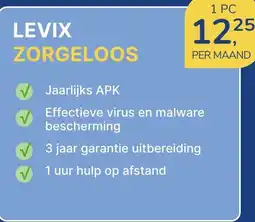 Levix Computershop LEVIX ZORGELOOS aanbieding