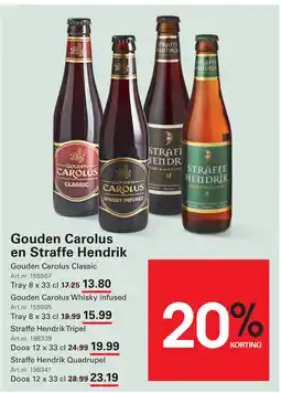 Sligro Gouden Carolus en Straffe Hendrik aanbieding