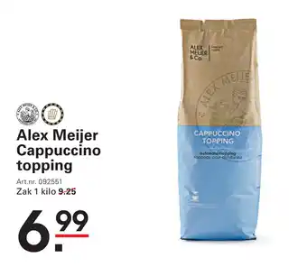 Sligro Alex Meijer Cappuccino topping aanbieding