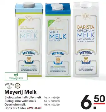 Sligro Meyerij Melk aanbieding