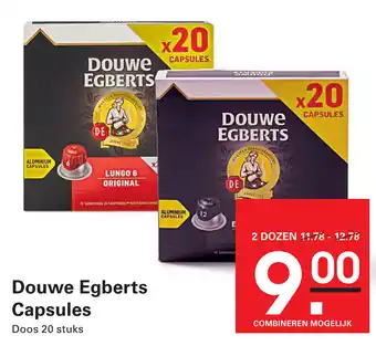 Sligro Douwe Egberts Capsules aanbieding