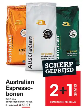 Sligro Australian Espresso- bonen aanbieding