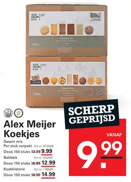 Sligro Alex Meijer Koekjes aanbieding
