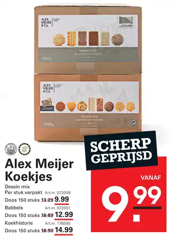 Sligro Alex Meijer Koekjes aanbieding