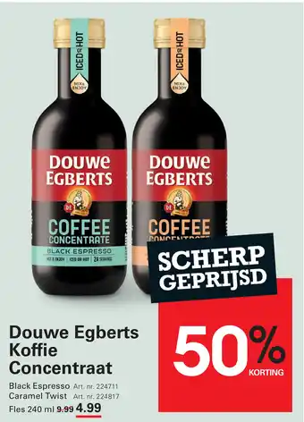 Sligro Douwe Egberts Koffie Concentraat aanbieding